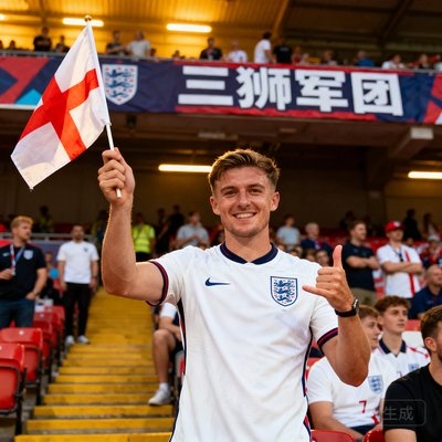 英格兰球迷Liam,支持三狮军团
